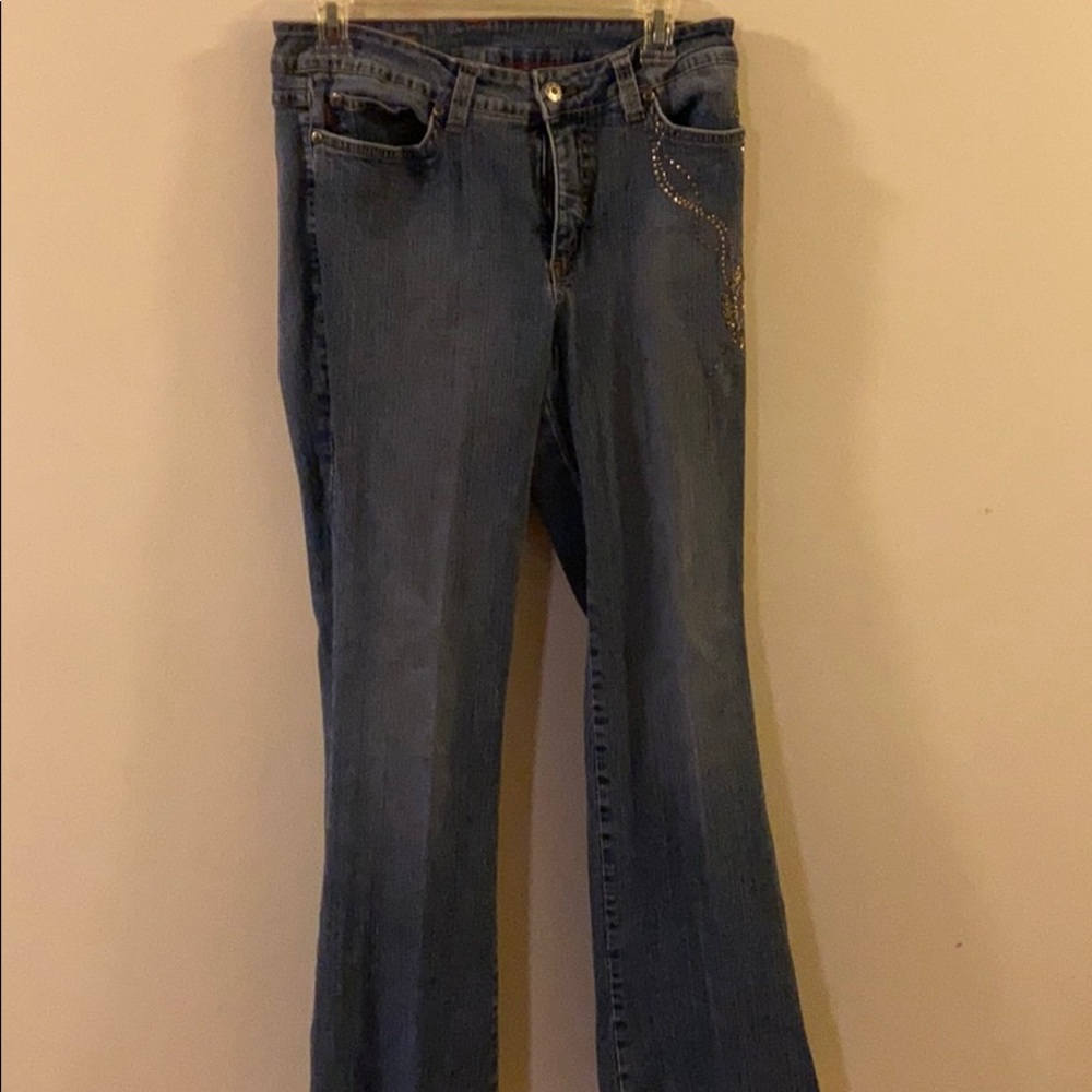 Mu jeans with sparkles size 10